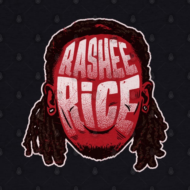 Rashee Rice Kansas City Player Silhouette by danlintonpro